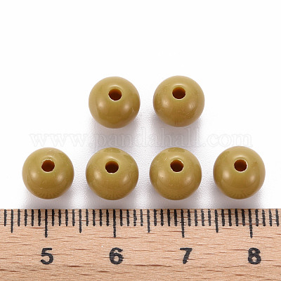 Perles acryliques opaques&nbsp;MACR-S370-C8mm-29-1