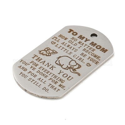 Подвески из нержавеющей стали 201 STAS-L079-01P-01-1