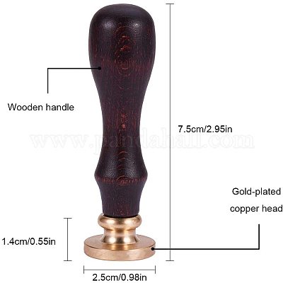 Деревянные ручки и поделки из латуни PH-TOOL-G011-09G-1