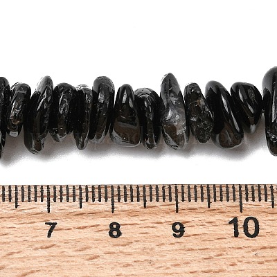 Натуральный черный турмалин бисер нитей&nbsp;LS-G-A285-A07-01-1