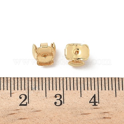 Латунные гайки для сережек KK-H083-10G-1