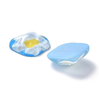 Кабошоны из смолы в стиле масляной живописи CRES-P019-01A-1