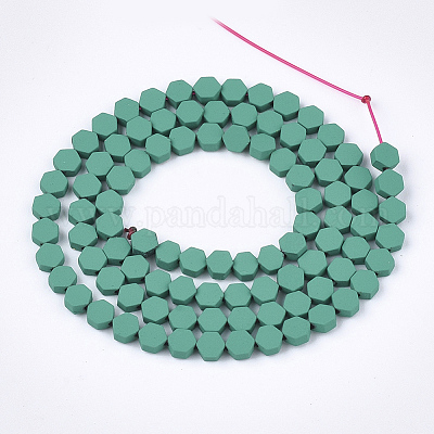 Окрашенного распылением немагнитных синтетических нитей гематита бусы G-T116-03A-04-1