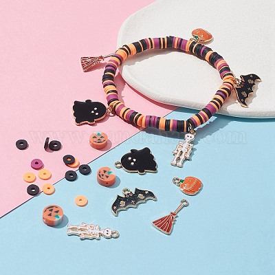 Набор для изготовления браслета на хэллоуин своими руками DIY-FS0002-90-1