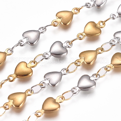 Цепи из нержавеющей стали 304 в форме сердца STAS-D233-21GP-1