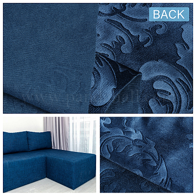 Полиэфирная ткань с цветочным узором DIY-WH0888-221-1