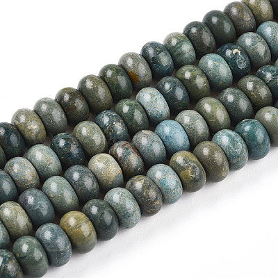 Нити бусин из натурального нефрита шушан G-T140-73A-1