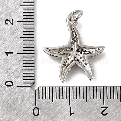 Латунные микро проложить кубического циркония подвески KK-H092-02C-P-1