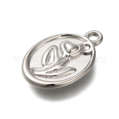 Подвеска из нержавеющей стали 304 со стразами STAS-H225-04P-1