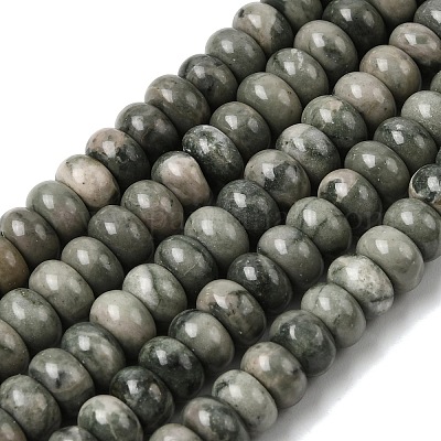 Натуральный зеленый деревянный кружевной камень бусины пряди&nbsp;G-A280-A29-01-1