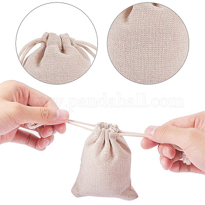 Drawstring мешки хлопка упаковка мешочки ABAG-PH0002-18-1