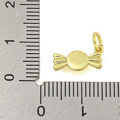 Подвески из латуни с эмалью в стойку KK-U021-04C-G-1