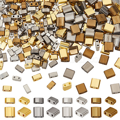 320 шт. 8 вида непрозрачных стеклянных бусин SEED-PH0001-99-1