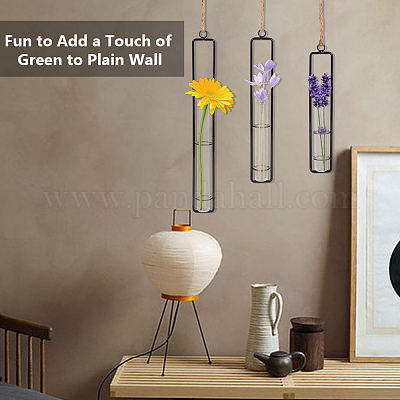 3шт 3 стиля подвесная стеклянная гидропонная ваза DIY-OC0012-50EB-1