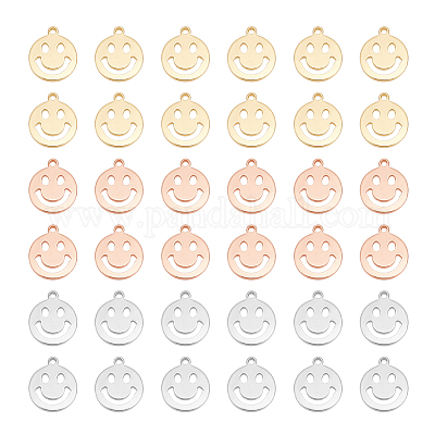 30шт 3 цвета латунные подвески KK-UN0001-62-1