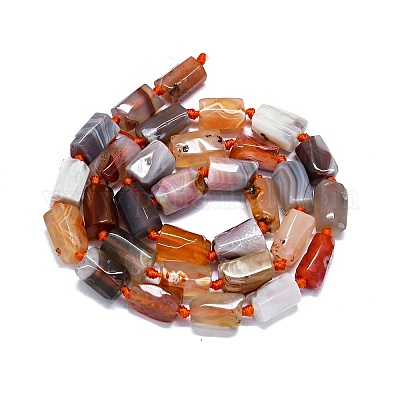 Природные Ботсвана агат бисер нитей&nbsp;G-O170-155-1