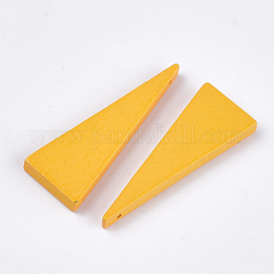 Расписные деревянные подвески WOOD-T021-12G-1