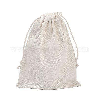 Прямоугольные холщовые упаковочные пакеты OP-K003-13x18-01-1