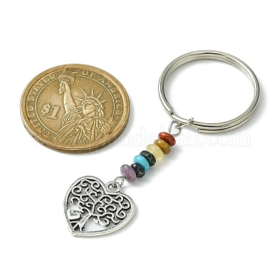 Брелок-подвеска из сплава «Древо жизни» KEYC-JKC00591-03-1