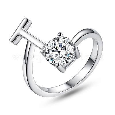 Кольцо-манжета с родиевым покрытием JR852T-1