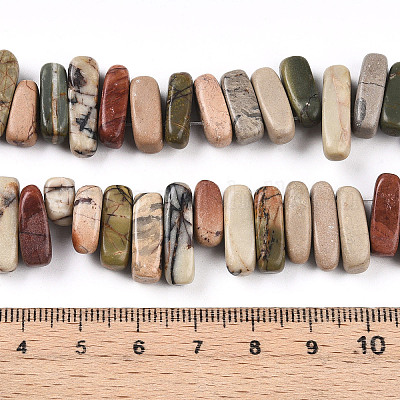 Натуральная полихромная яшма/камень Пикассо/нити бус из яшмы Пикассо G-T140-63-1