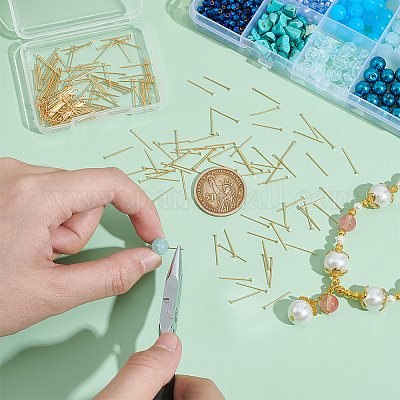 200 шт. штифты с плоской головкой из нержавеющей стали 304 STAS-UN0058-92A-G-1