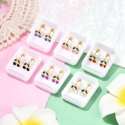 Вишневые беруши EJEW-H105-37G-1