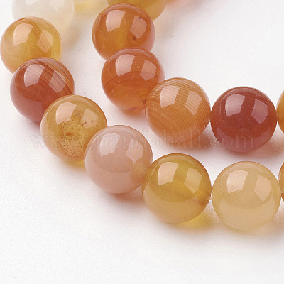 Природного сердолика нитей бисера&nbsp;G-G735-64-10mm-1