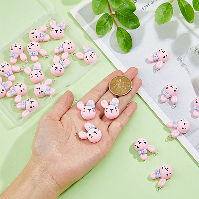 Подвески из непрозрачной смолы 30 шт. RESI-DC0001-32-1