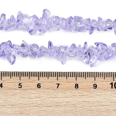 Прозрачные стеклянные бусины GLAA-Z009-01G-1