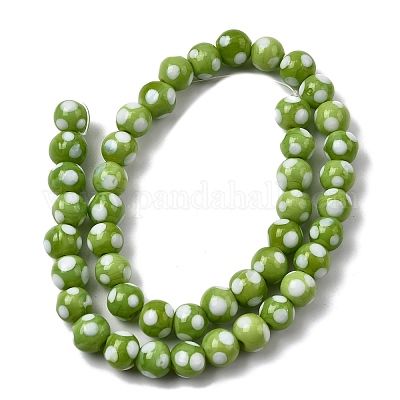 Бусины лэмпворк  LAMP-D002-8mm-01B-1