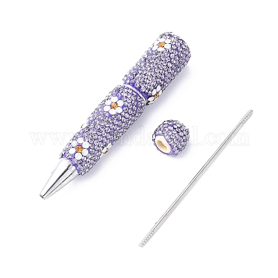 Ручка из сплава с бусинами AJEW-A066-02A-1