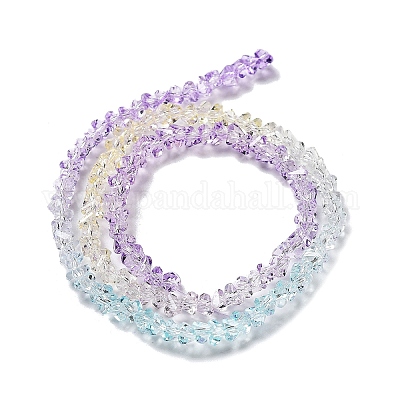 Прозрачные стеклянные бусины&nbsp;LS-GLAA-H023-03F-1