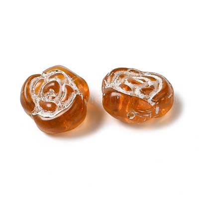 Прозрачные бусины лэмпворк LAMP-P065-01A-04-1