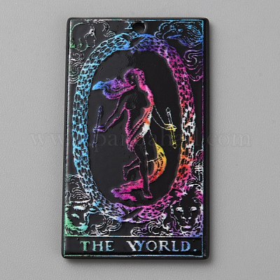 Печатные акриловые подвески OACR-WH0036-23V-1