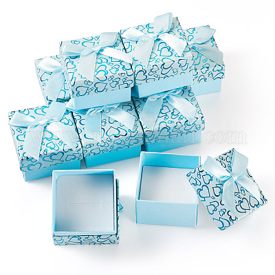 Бант картон бумага кольца подарочные коробки для хранения CON-TAC0001-16E-1