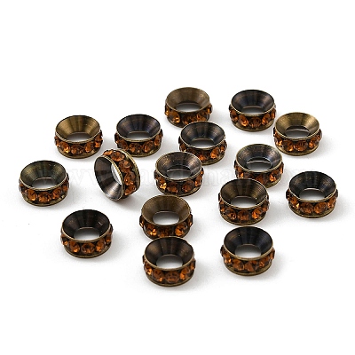 Латунные бусины разделители для поставки стразов X-RB-A020-10mm-15AB-1