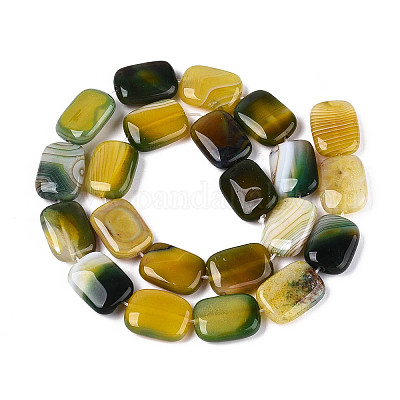 Природный агат бисер нитей G-N356-03A-11-1