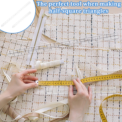 2шт 2 стиля акриловый измерительный инструмент TOOL-GA0002-05-1