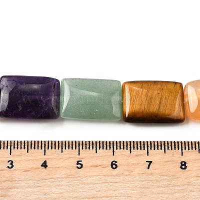 Природных драгоценных камней смешанного бисер нитей G-S386-A01-1