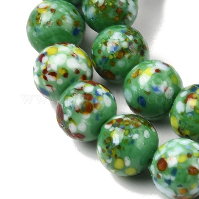 Бусы лэмпворк ручной работы&nbsp;LAMP-H071-01C-09-1