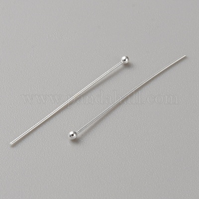 925 шариковая головка из стерлингового серебра STER-WH0019-07D-1