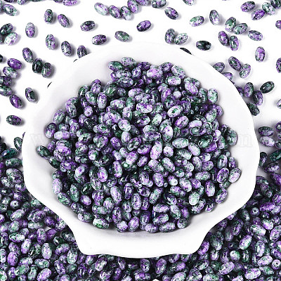 Спрей роспись стекла бисер&nbsp;SEED-T007-14H-1