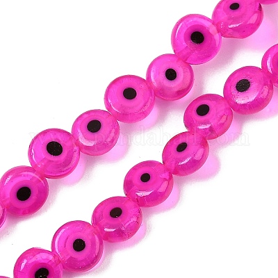 Ручной сглаза бусины бисер нитей LAMP-G164-10A-03-1