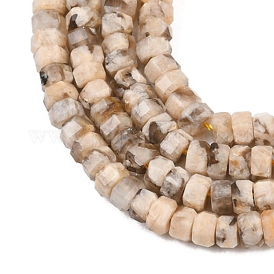 Натуральный полевой шпат&nbsp;G-G345-C17-2x4mm-1