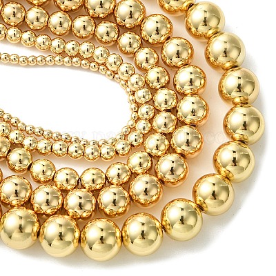 Гальванизировать немагнитных синтетический гематит бисер пряди G-YW0002-22A-1