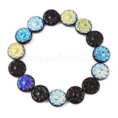 Чешские прессованные стеклянные бусины GLAA-I061-48C-1