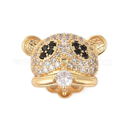 Латунные микропейв прозрачные кубические циркониевые шпильки KK-B111-01G-1