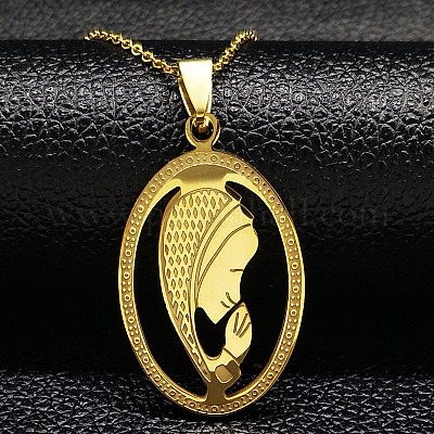 201 подвеска из нержавеющей стали NJEW-P293-01G-1