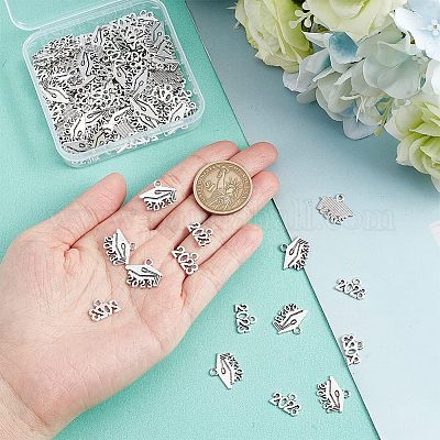 120 шт. 2 стиля подвески из сплава в тибетском стиле FIND-CA0006-06-1